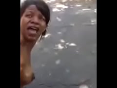  - Pee On Ebony Girlfriend!