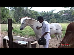  - Cute Tanned Twink Gets Ass Fucked By Veterinarian At The Stable!