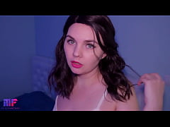  - Blowjob and eye contact, busty stepsister, pussy creampie
