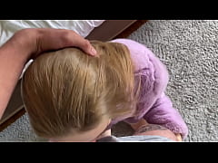  - Winter in Europe! Slut CALIFORNIABABE warmed up with a pink fur coat!