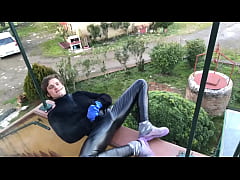  - Smoking fetish in leather pants ️️️