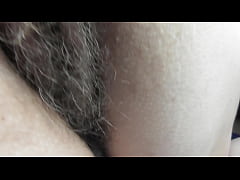  - Hairy mature flashing pussy