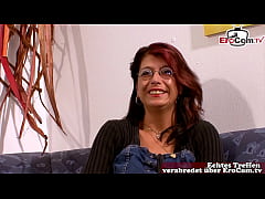  - Deutsche Hausfrau darf das erste mal einen Bodybuilder ficken beim casting