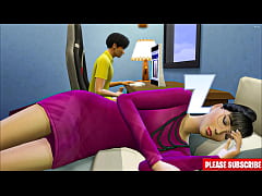  - Japanese step-son fucks asian stepmom  after watching porn masturbating next to her-Family Sex Taboo - Adult Movies