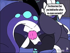  - Evelyn dando no sofá