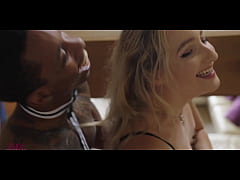 - French slut suck the dick of black waiter and then called her boyfriend to keep fucking in the room...