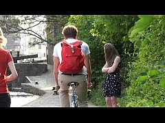  - Cute british teen Laura is hot, horny and in public