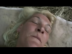  - I fuck myself and squirt cum all over the hot hairy pussy of this super horny cougar with perfect small tits