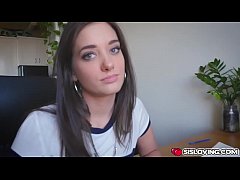  - Gia Paige suck off her stepbros big cock