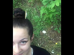  - Quickie in the forest recorded with a smartphone