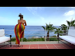  - summer terrace people watching - risky public outdoor sex close to the neighbors, projectfundiary