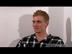  - Athletic homo James Pershaw interviewed for solo jerk off