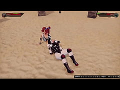  - Polly Plaything VS Luna DarkMoon &lpar;Naked Fighter 3D&rpar;