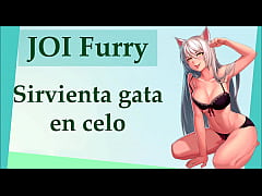  - JOI Furry hentai. Sirvienta maid en celo.