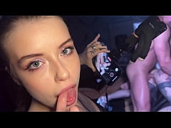  - Backstage Surprise Blowjob and Creampie For Cameraman