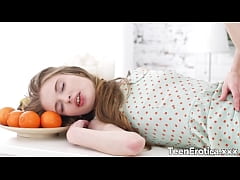  - Young Adel Bye Gets Eaten out on Kitchen Table Before Taking Dick