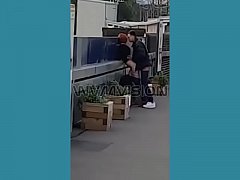  - Hackney Downs  man clarting fucking at train station WVMVISION