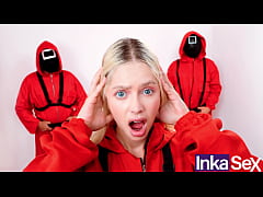  - Squid Game - Vivían Lola brasilera es follada por el ano al no seguir las advertencias de sus jefes en juego del calamar