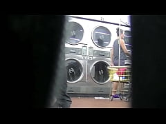  - Helena Price Public Laundry Upskirt Flashing Tease! Exhibitionist MILF Vs Voyeur at the laundry! (Part2)