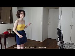  - pretty polyna fly on the wall voyeur h&period; out at Home