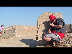  - Voyeur fucks MILF in public - Sara May