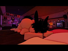  - Teaching her ass how to take a big white cock in Roblox