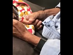  - Gay khmer old man jerking off on car