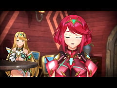  - pyra and mythra both love your dick