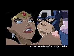  - Wonder woman pussy fucked by Captain America