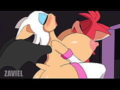  - Rouge the bat bribing with sex to obtain the gems