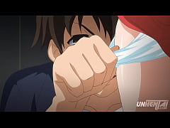  - Touching her Sneakily in Public! - Hentai [Subtitled]