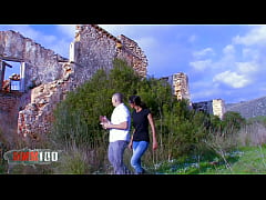  - Slim Indian teen babe outdoor anal fucking