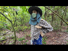  - Amateur Thai villagers have sex in the forest public 4K 18