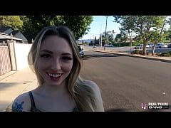  - Real Teens - Tattooed Teen Ailee Anne Flashing Before POV Sex In Hotel Room