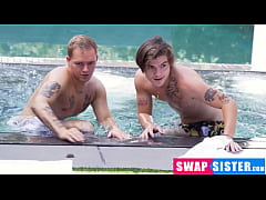  - Boys Decide to Swap Their Hot Stepsisters to Have a Foursome