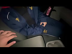  - 【彼女と真夜中のカーSEX】誰もいない道端でカーテンで車をおおって、イチャイチャSEXする大◯生カップル。