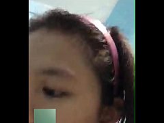  - Indonesian girl bath on webcam part 2