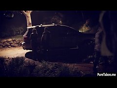  - Naive blonde teen got DP fucked in a threesome sex