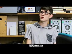  - YoungPerps - Nerdy Twink Railed Out By A Security Guard