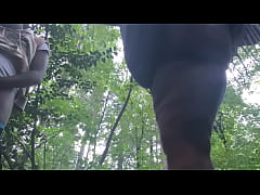  - Trying new positions in nature