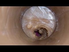  - Camera Inside Deep Pussy Captures Ejaculation