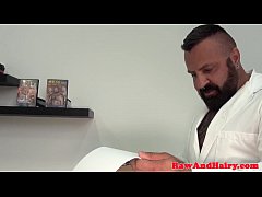  - Pierced chubby doctor assfucking his patient