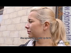 - HUNT4K. Cuck counts money while stranger copulates with his girlfriend