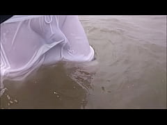  - See Through Shorts at the Beach