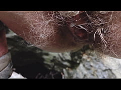 - Risky outdoor at the mountains with hairy stranger's pussy girl till creampie without condom 4k 60fps