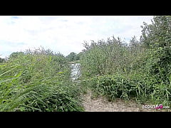  - Echter Amateur Dreier am Strand mit reifer Türkin und 2 jungen Deutschen