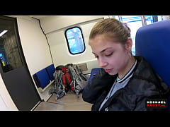  - Real Public Blowjob in the Train | POV Oral CreamPie by MihaNika69 and MichaelFrost