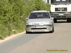  - redhead german picked up for sex in nature