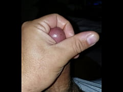  - Slow stroking my hard cock