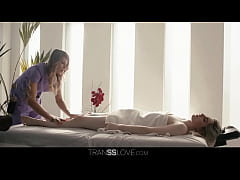  - This masseuse finds a surprise with a client, see how they end up doing an anal.